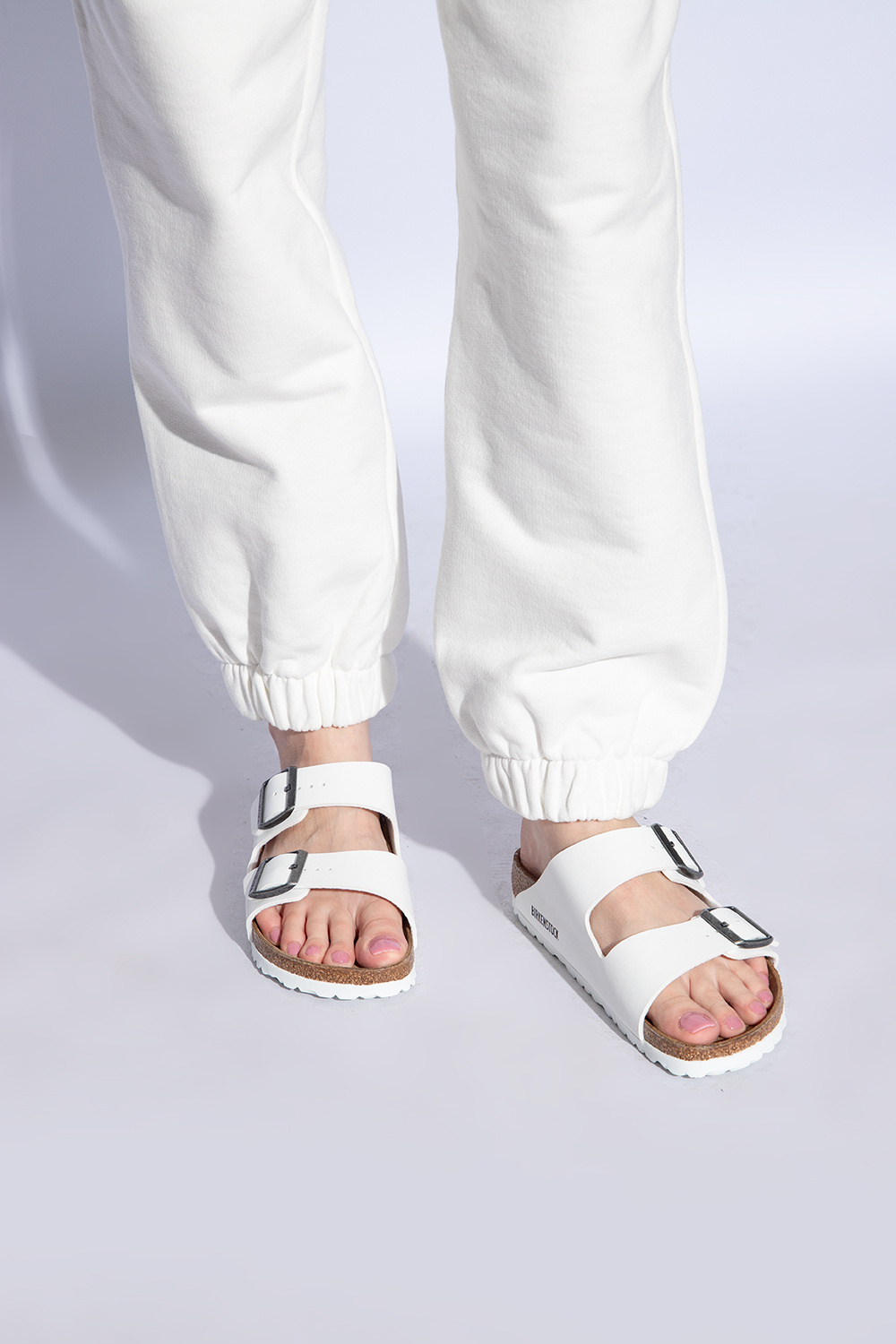 Birkenstock white arizona sandals online